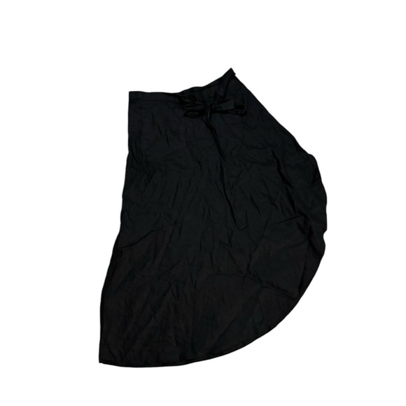 Wilfred Aritzia Linen Wrap Skirt Black‎ Size XXS - Picture 1 of 10